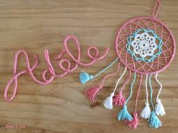 Adele Prenom Au Tricotin Et Attrape Reve Modele Et Fil Phildar Tricotin Creations Crochet