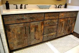 Make any powder room, guest bath or master suite bathroom stand out by topping it off with an impressive rustic bathroom vanity everyone will love! Goodshomedesign