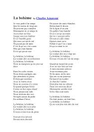 The song la boh?me by charles aznavour was featured in the following movies: La Boheme By Charles Aznavour