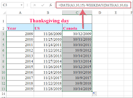 Maybe you would like to learn more about one of these? How To Calculate The Date Of Thanksgiving Day Based On Specific Years In Excel