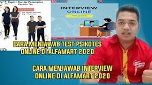 Sumsel 1 jam lalu liga italia Cara Menjawab Interview Online Dan Psikotes Di Alfamart I 2020 Youtube