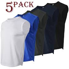 Men's Athletic Tank Tops 5 Pack