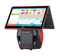 GS-3066 Dual Screen POS System Terminal With Barcode Scanner ...