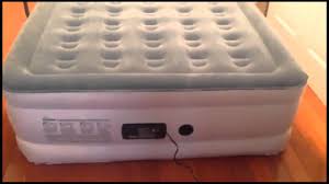 Soundasleep Dream Series Air Mattress With Comfortcoil Technology Pump Review Youtube