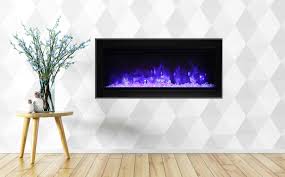 Best small wall mount electric fireplace comes with an easy to use touch screen for controls clearance around electric fireplaces is integral to preserve safety. The Best Electric Fireplaces For Small Rooms Stylish Fireplaces