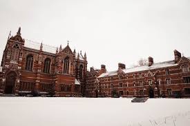 Keble College Covered In Snow Snowy Morning At Keble College Oxford University Women In Physics Uk Travel Inspirational Women