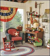 Country Style Primitive Americana Theme Decorating Country Style Decor Country House Decor Country Decor