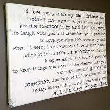 Holiday Gift Word Art Canvas Lyrics Favorite Song Wedding Vow Etsy Wedding Vow Art Wedding Vows Wedding Speech