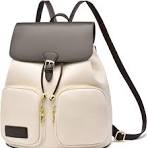 NICOLE & DORIS Moda Borsa Zaino Donna Zainetto Elegante Zaino Antifurto  Pelle PU Zaini da Viaggio Casual Daypack Zainetto da Scuola Zainetti con  Patta ...