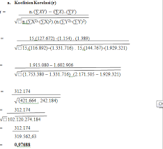 Pengertian dan analisis korelasi sederhana dengan rumus pearson korelasi sederhana merupakan suatu teknik. Contoh Soal Dan Jawaban Koefisien Korelasi Dan Determinasi Peranti Guru
