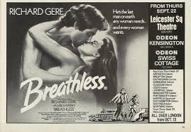 Breathless 1983 watch online in hd on 123movies website!freehigh qualityno registration. Film Tv In Print Ø¯Ø± ØªÙÛÛØªØ± Richard Gere Valerie Kaprisky In Breathless Film Review October 1983