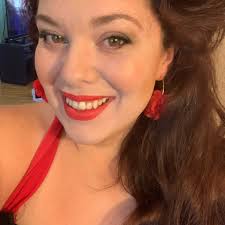 She wore Berlin 💄 while taking over YMH 🖤 🦇 👖👖👖👖 hope Tom Segura  likes all the changes I made. Buy Berlin at christinap.com