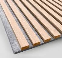 Akoestisch paneel wit eiken - WallRibbon