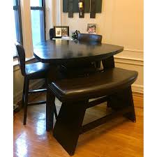 Samples, specials, scratch and dent, warehouse items at outlet prices. Rooms To Go Noah Chocolate 4 Piece Bar Height Dining Set Aptdeco