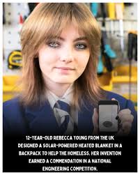 💡❤️ She's only 12 — but she's warming lives. When Rebecca Young from  Glasgow saw people sleeping