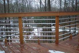 Tall, add a middle 2×4 as well. Nice Concept And Design Of Horizontal Deck Railing For Home Deck Railing Design Horizontal Deck Railing Deck Railings