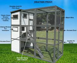 For home or travel, cat carriers, doors, outdoor enclosures and more, encourage safe containment and exploration for your frisky feline. Large Outdoor Cat Enclosure For Sale Buy Online Save
