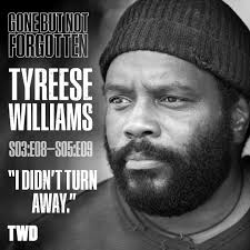 Tyreese fought till the very end.