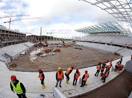 Germany Stadium Work On Amidst Covid 19 Coliseum