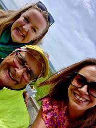 What are the chances? You never know who you'll bump into at Moher Cottage!  Clara from Coastal Ceremonies popped in after officiating a wedding at the  Cliffs