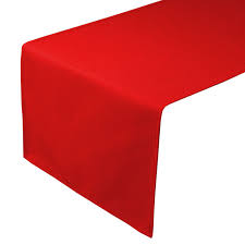 14 X 108 Inch Red Table Runner Wedding Table Linens Wholesale Table Linens Red Table