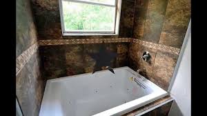 The voltage of a hot tub is higher (usually around 240 volts) than regular home outlets, so you will need to install a breaker to your electrical control box. Amazing Jacuzzi Tub Shower Curtain Rod Combination Ideas Curtain Head Surround Youtube