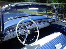 1956 Buick Century Convertible Interior Beautiful Bench Seats Two Tone Door Panels And A Real Steering Wheel D 1956 Buick Buick Century Buick