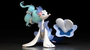 Primarina 3d Model Pokemon Primarina Pokemon Terrarium Pokemon Starters