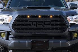 1 Piece Steel Grille For Toyota Tacoma 2016 2017 Trd W 3 Amber Raptor Lights Toyota Tacoma Toyota Tacoma 2016 Toyota