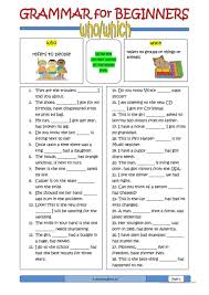 Grammar For Beginners Who Which Worksheet Free Esl Printable Worksheets Made By Teachers English Grammar Worksheets English For Beginners English Grammar