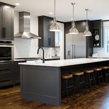 1 445 Likes 37 Comments Cambria Cambriasurfaces On Instagram High Contrast Is A Timeless And Sophist Kitchen Island Lighting Kitchen Renovation Kitchen