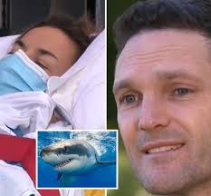 A man identified as Mark Rapley has saved his wife Chantelle Doyle fro...