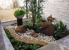 Cool 30 Fabulous Front Yard Rock Garden Landscaping Ideas Https Gardenmagz Com 30 Fa Rock Garden Landscaping Rock Garden Design Small Front Yard Landscaping