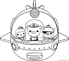 Octonauts gup s coloring pages. Octonauts And Gup A Coloring Page Coloringall