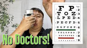 How To Do An Eye Vision Test At Home - Youtube
