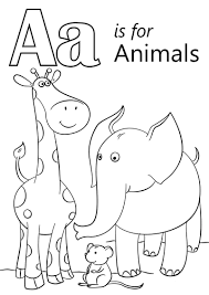 Free, printable coloring pages for adults that are not only fun but extremely relaxing. Animals Letter A Coloring Page Free Printable Coloring Pages For Kids