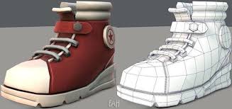 Shoes Cartoonv05 3d Model Cartoon Shoes Shoes Model