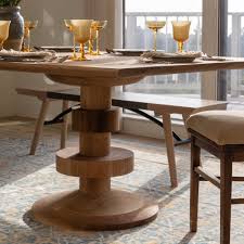 It is loose both on the floor support and where it connects to the underside of the table. Monument Grand Dining Table Lane Mcnab