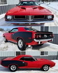 Image result for Rallye Red 1973 Barracuda