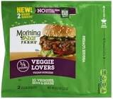 Morningstar Farms Veggie Burgers Veggie Lovers Vegan Burger