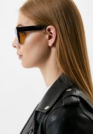 Очки солнцезащитные Saint Laurent SL 469 004, цвет: черный, RTLABK749201 —  купить в интернет-магазине Lamoda