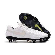 Nike Tiempo Legend 8 Elite Sg Pro K Leather White Platinum Wolf Grey
