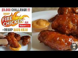 Ada juga saus keju yang lezat. 23k Challenge Resep Rahasia Richeese Fire Chicken Ala Rumahan Resep Saos Keju Mudah Murah Youtube