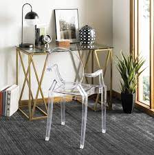 Save $11.97 (8%) sale starts at $142.02. Safavieh Home Office Theresa Modern Gold Glass Top Desk Buy Online In Qatar At Qatar Desertcart Com Productid 100805601