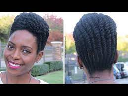 5 Professional And Chic Natural Hair Styles For The Workplace Black Girl With Long Hair Natural Hair Styles Flat Twist Updo African Women Hair