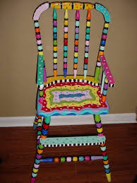 Love This One Painted Chairs Painted High Chairs Painting Furniture Diy