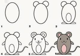 Muis Tekenen Leer Tekenen Dieren Tekenen Tekenen
