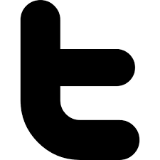 Image result for twitter logo black