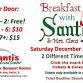 Breakfast with Santa & Mrs. Claus! event image