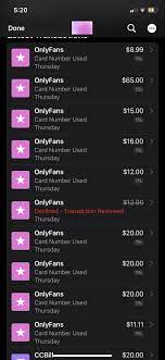 Receipts from last week : rMoney